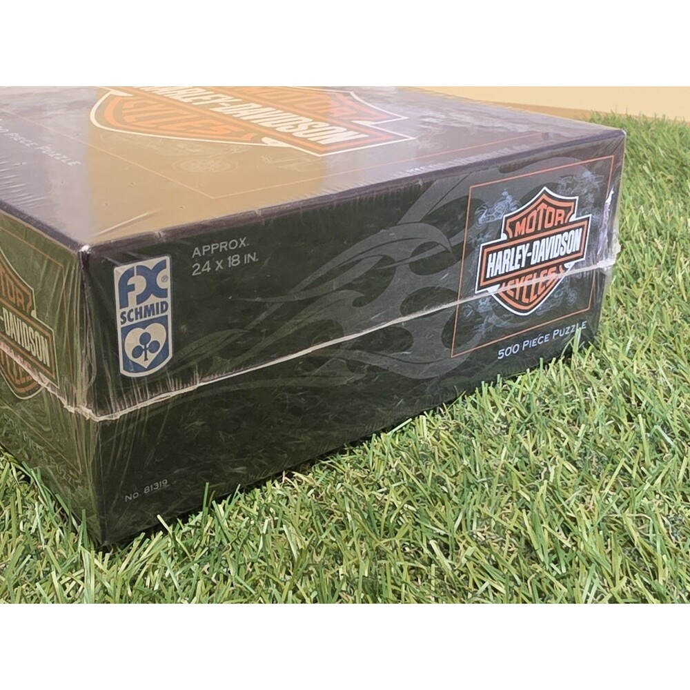 FX Schmid Harley Davidson Motor Cycles 500 Piece Puzzle #81319 New Sealed* 24×18 - Picture 4 of 7